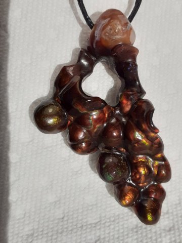 Fire agate loose stone