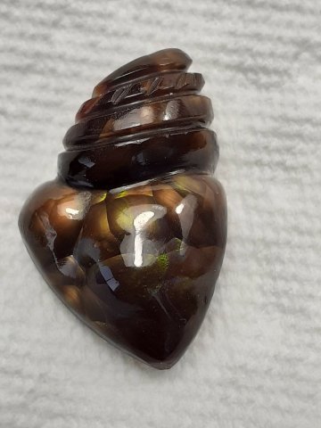 Fire agate loose stone