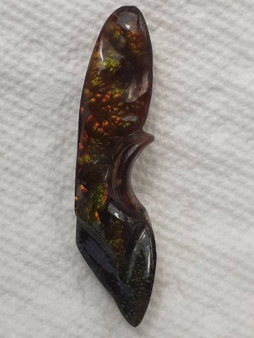 Fire agate loose stone