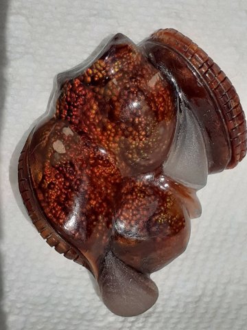 Fire agate loose stone