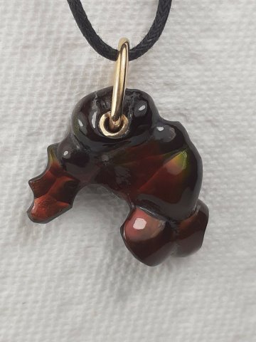 Fire agate pendant