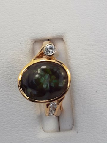 Fire agate ring - Jewellery