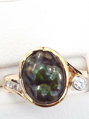 Fire agate ring - Jewellery