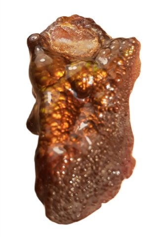 Fire agate specimen