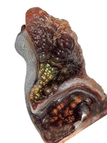 Fire agate specimen